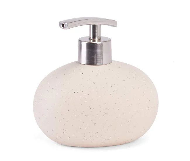 Distribuidor De Jabon Ceramica Arena Piedra "Manali"