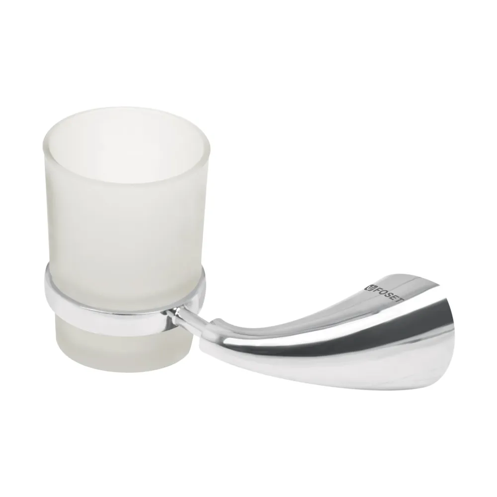 Portavaso cepillero, con vaso, línea Aero