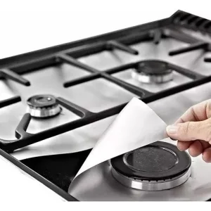 12 Laminas Protector Cocina Papel Aluminio Estufa Fogón Gas