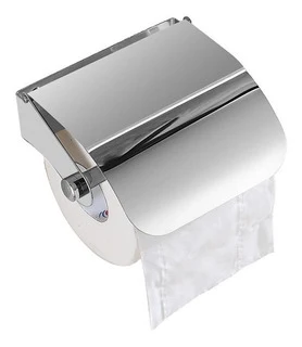 PORTA PAPEL HIGIENICO ACERO