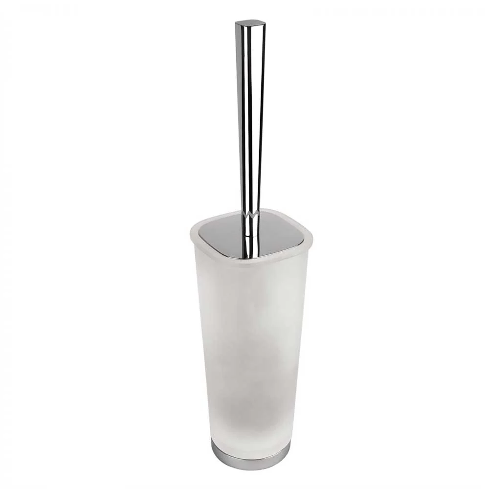 Porta scopino wc da appoggio ottone cromato Colombo Design collezione Alizé
