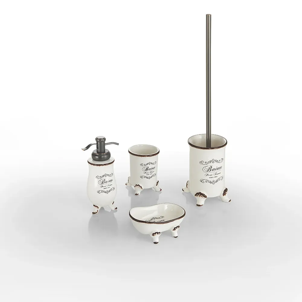 Portasapone da appoggio ceramica Gedy serie Amelie - Bianco