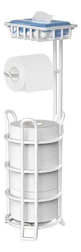 Soporte De Papel Higiénico Confort Pedestal Organizador Baño