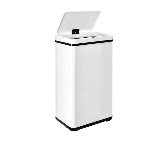 WELL HOME MOBILIARIO & DECORACIÓN Cubo de basura inteligente SIN patas con apertura automática o contacto manual, 50L, Ext...
