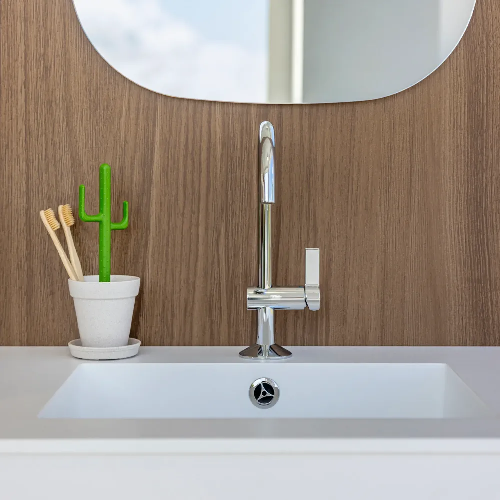 Bote para cepillo de dientes con diseño de cactus