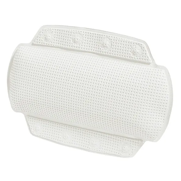 Cuscino da bagno per vasca PVC modello Alaska colore bianco débil. 32x23cm