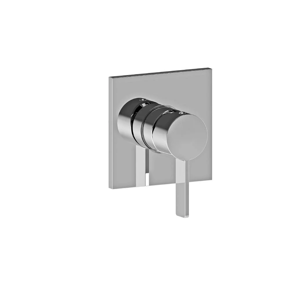 Miscelatore doccia con piastra acciaio inox serie Rock modello RO010ST/M Acero looking Paffoni