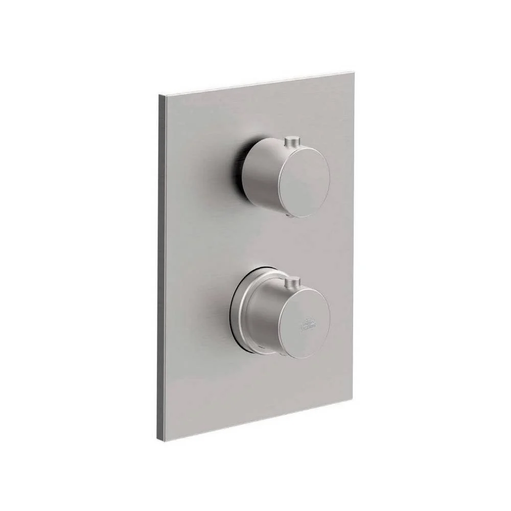 Miscelatore doccia termostatico ad incasso serie Light modello LIQ513ST/M acero looking Paffoni