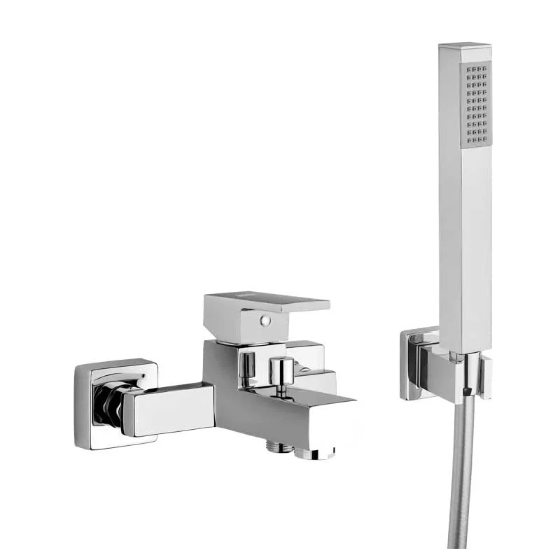 Miscelatore Vasca con set doccia finitura Cromata collezione Feel di Mamoli Rubinetterie