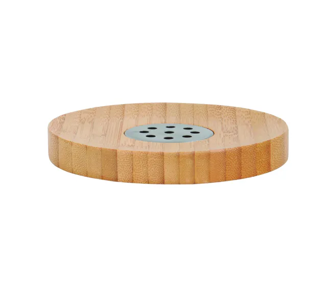 Porta Jabon Madera En bambú
