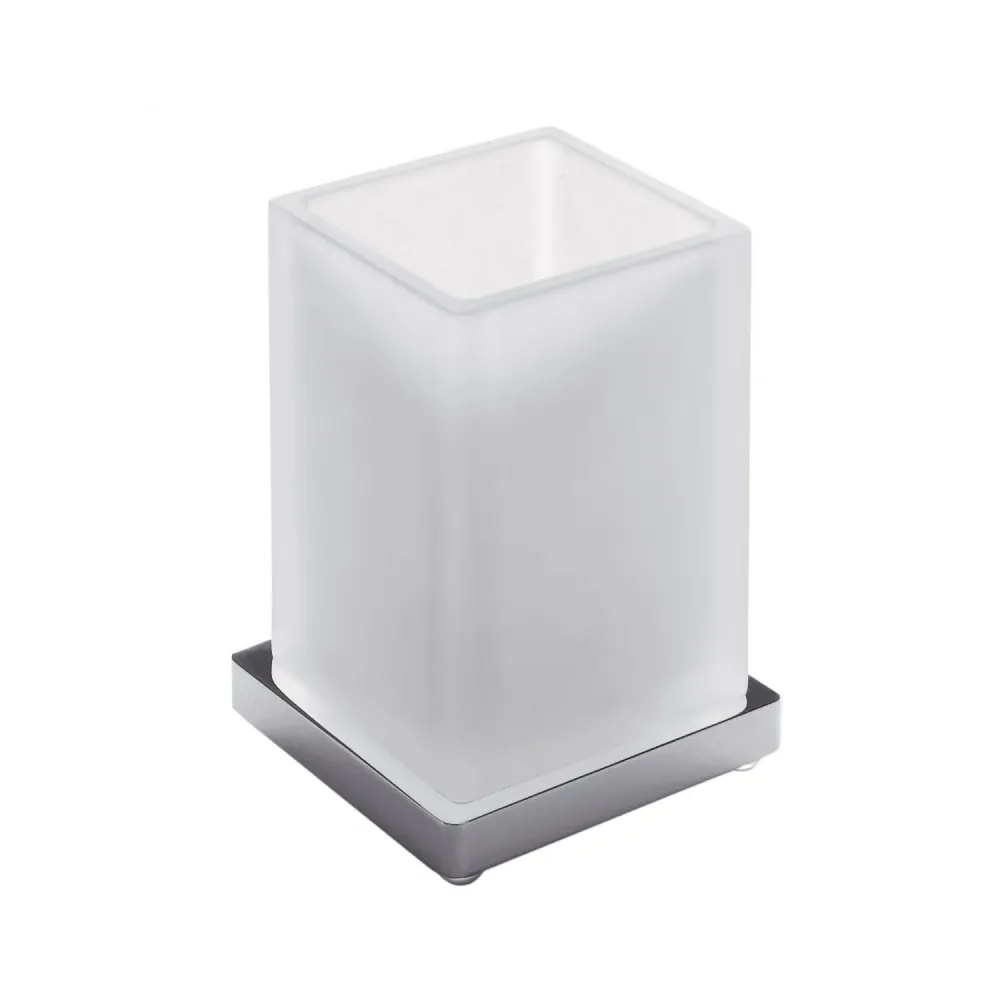 Porta vaso de apoyo en latón colección Look de Colombo Design