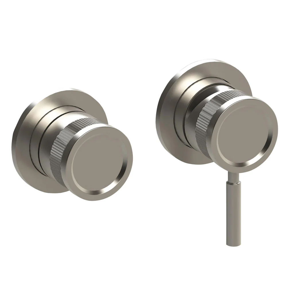 Rubinetto miscelatore Doccia incasso con deviatore rotativo 3 vie acciaio inox 316L Finitura Spazzolata senza scarico e bo...