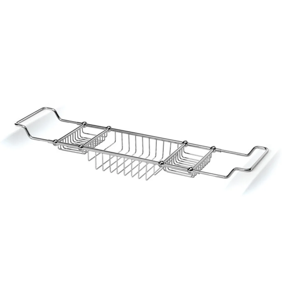 Traversa accessorio per vasca porta oggetti ottone cromato Venessia Lineabeta