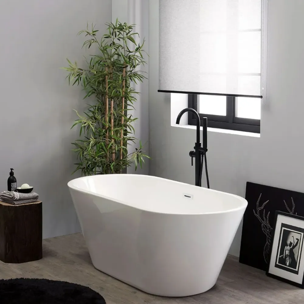 Vasca da bagno Freestanding acrilico modello Ancona da 150 cm - Bianco