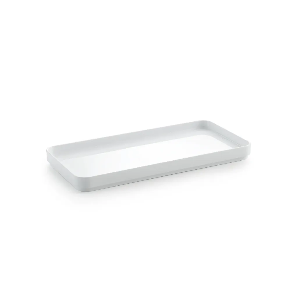 Vassoio portaoggetti da appoggio Gedy serie Seventy - Bianco