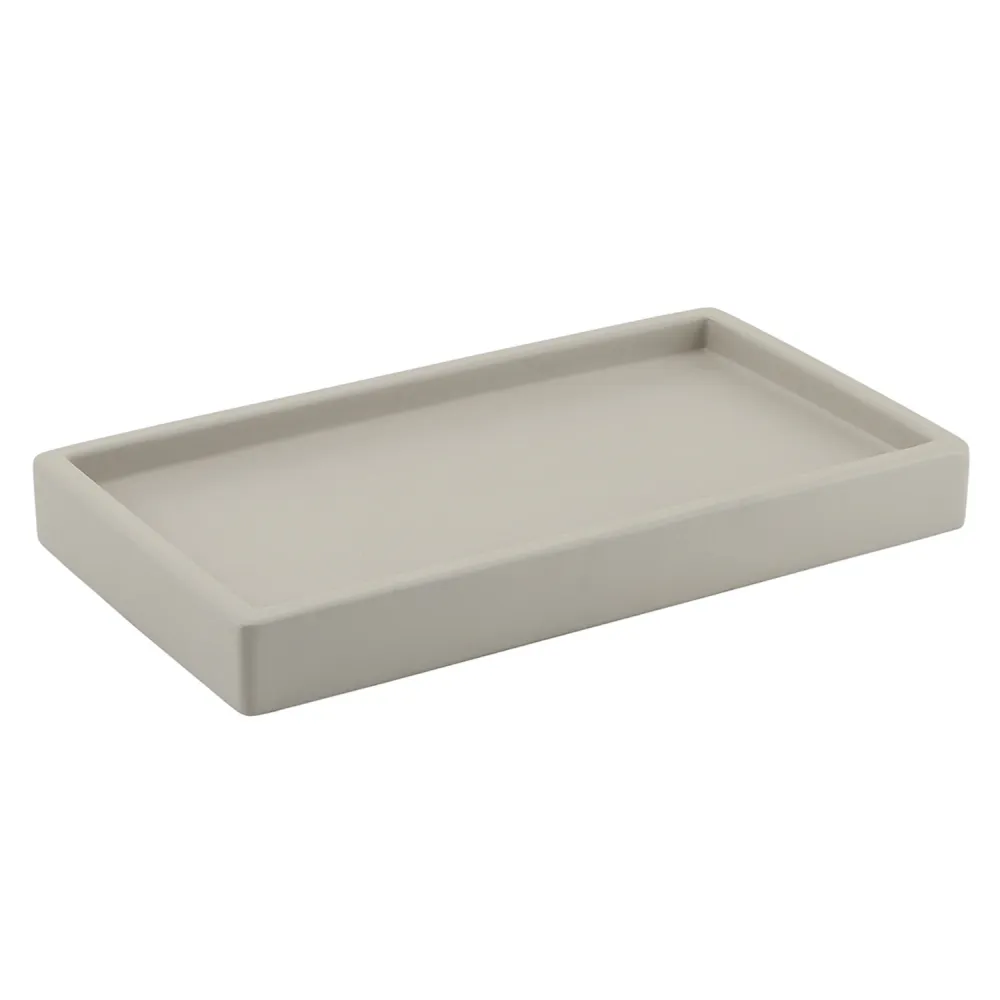 Vassoio portaoggetti cemento Gedy serie Giunone - Grigio