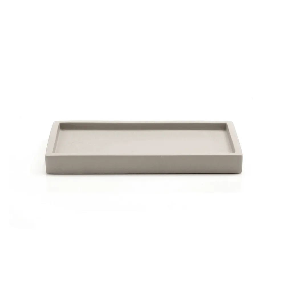 Vassoio portaoggetti cemento Gedy serie Giunone - Grigio
