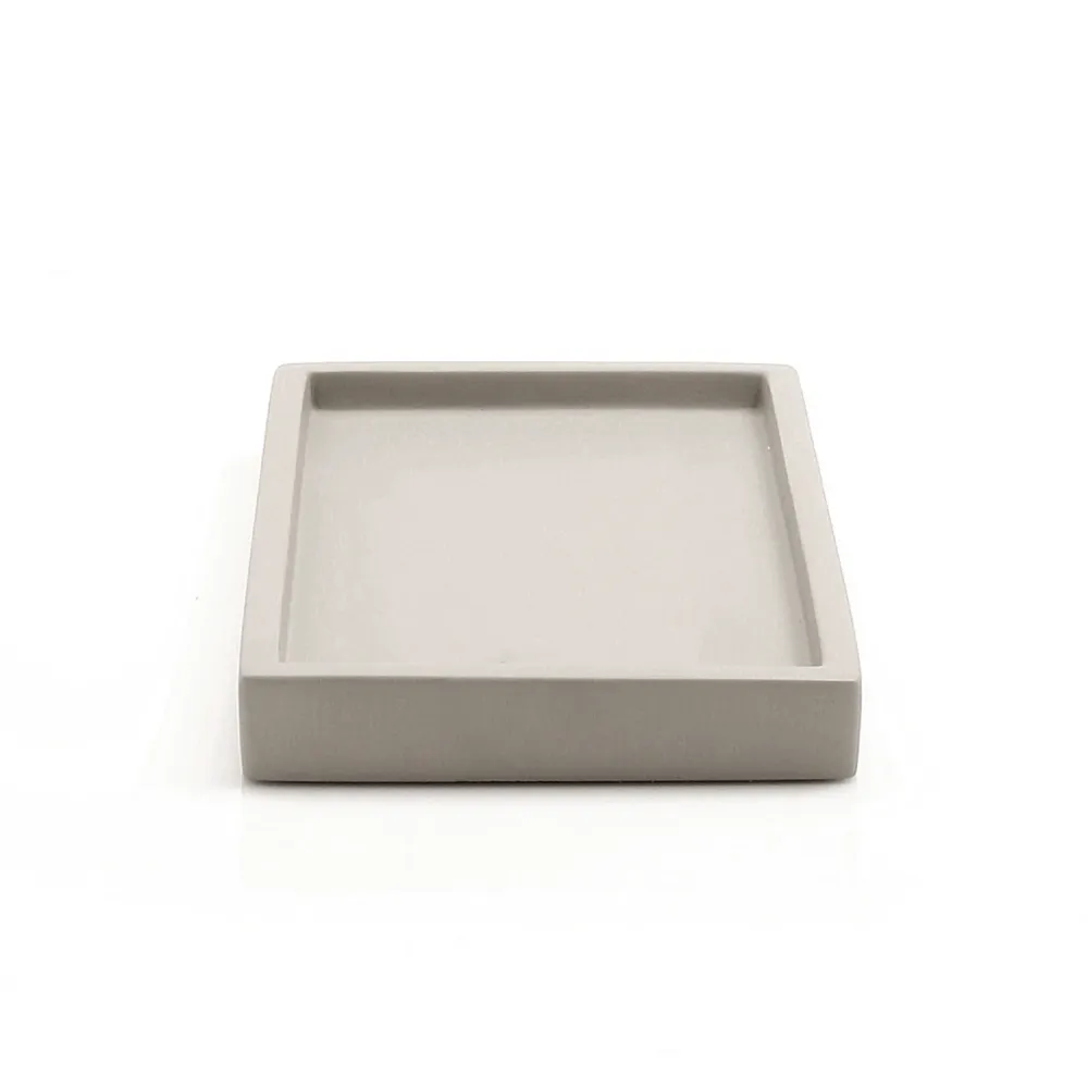 Vassoio portaoggetti cemento Gedy serie Giunone - Grigio