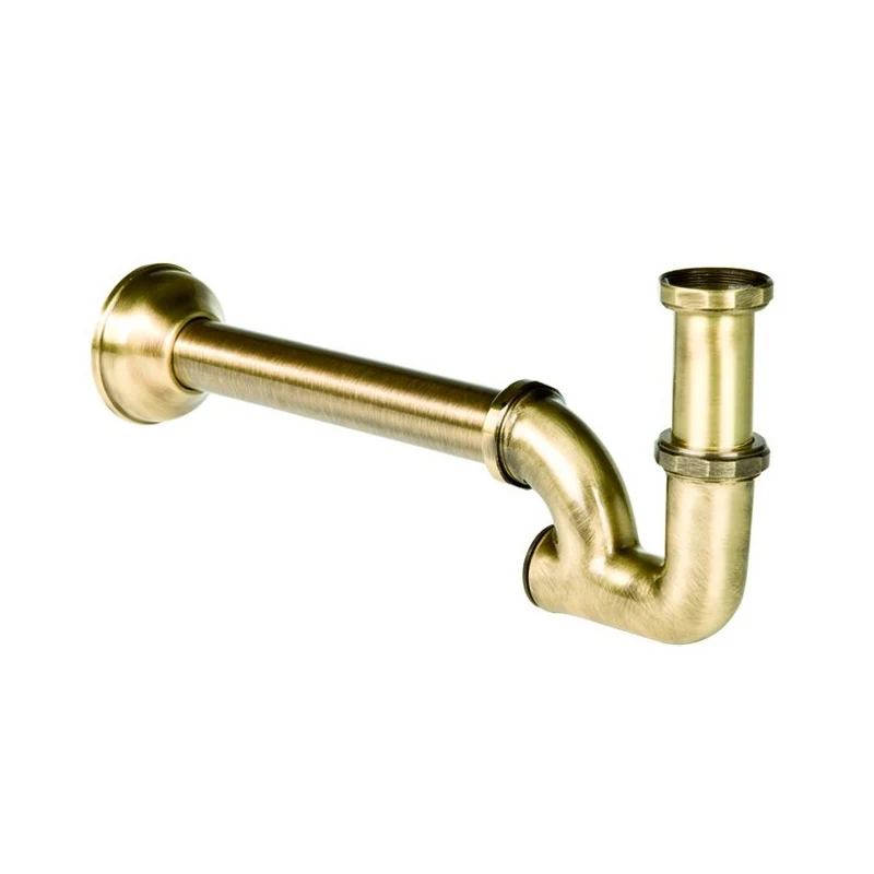 Sifone design per lavabo sospeso finitura bronzo Porta & Bini para Baño Moderno