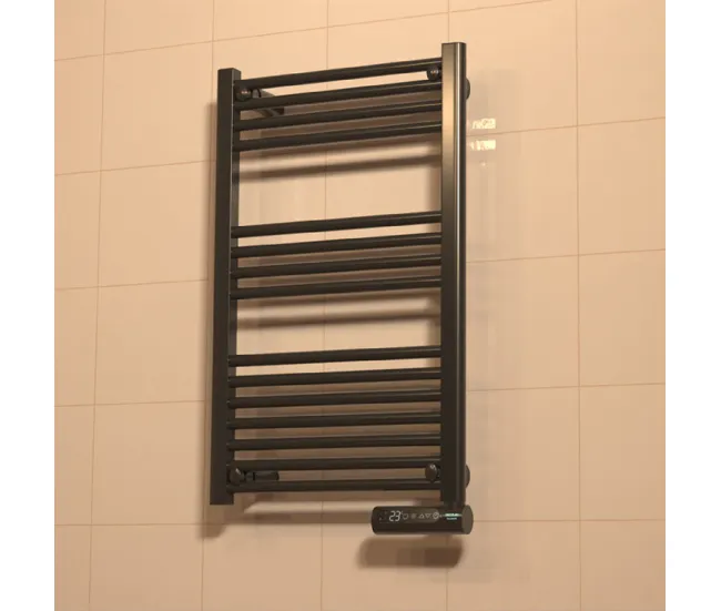 Cecotec Radiador Toallero Eléctrico Bajo Consumo ReadyWarm 9100 Smart Towel Ébano 500 W Pantalla LED Control táctil Tempor...