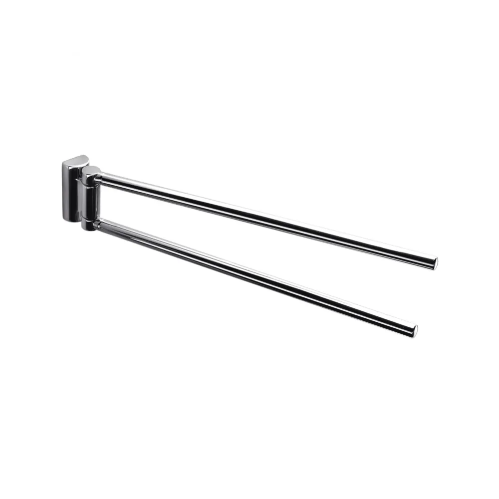 Colgador de Toallas Porta toallas doble articulación 25cm en latón colección Luna de Colombo Design