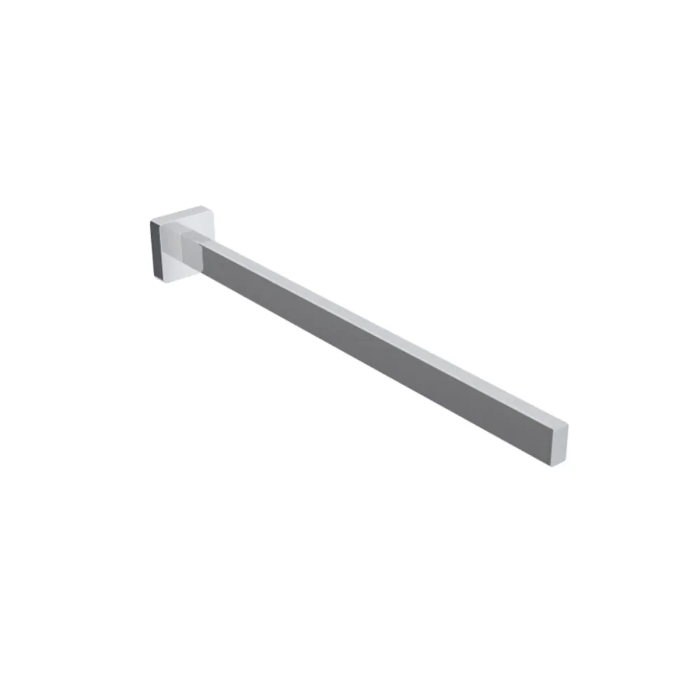 Colgador de Toallas Porta toallas de latón para fijar la pared colección Dado de Lineabeta - Metálico satinado