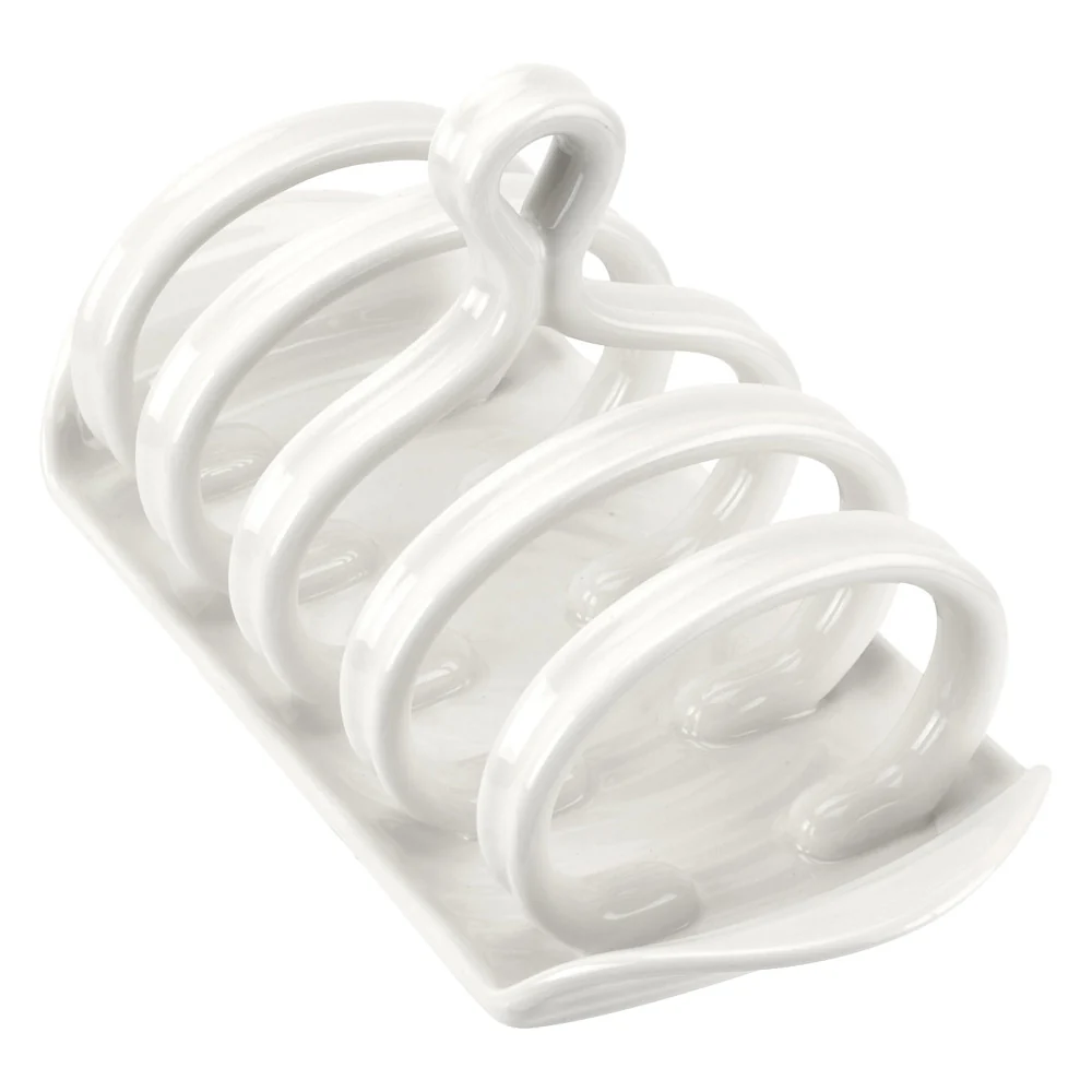 Dispensador de Jabón Porta-tostadas de porcelana en blanco