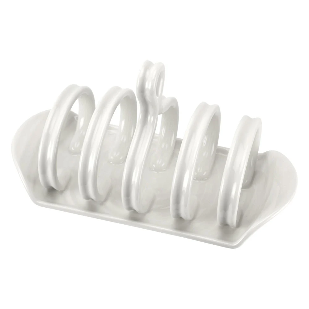 Dispensador de Jabón Porta-tostadas de porcelana en blanco