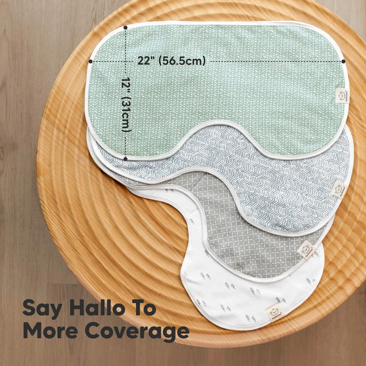 Estante de Ducha Keababies 1pc Hallo Burp Cloths (Nordic)