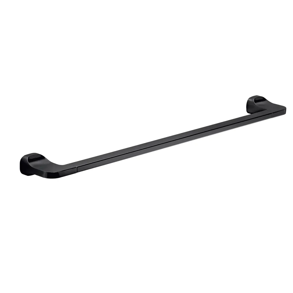 Estante de Ducha Porta toallas 60 cm en acero inoxidable Gedy serie Stelvio - negro mate
