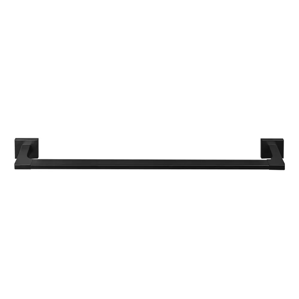 Gancho de Ducha Porta toallas 42cm en latón negro mate colección Look de Colombo Design