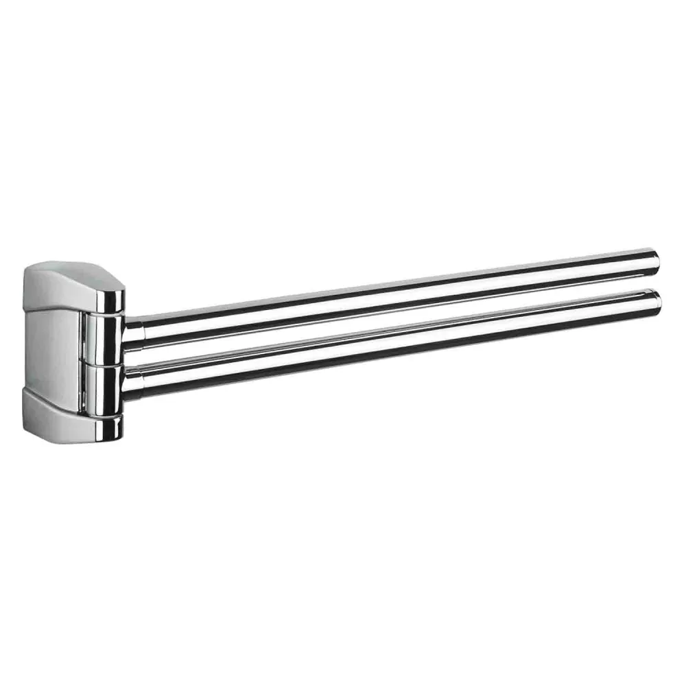 Jabonera de Pared Porta toallas doble articulación en latón colección Road de Colombo Design