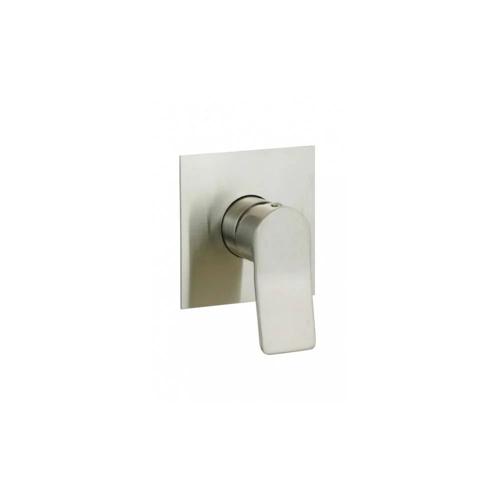 Miscelatore doccia incasso 1 uscita serie Abatible modello TI010ST/M con piastra acciaio inox Paffoni