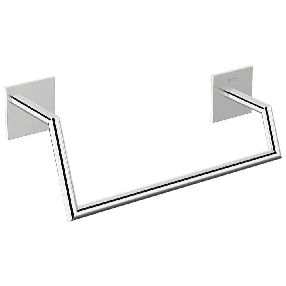 Organizador de Baño Porta toallas adhesivo de latón cromado de la colección 'Stick' de Cosmic - cm 25,5x10x7