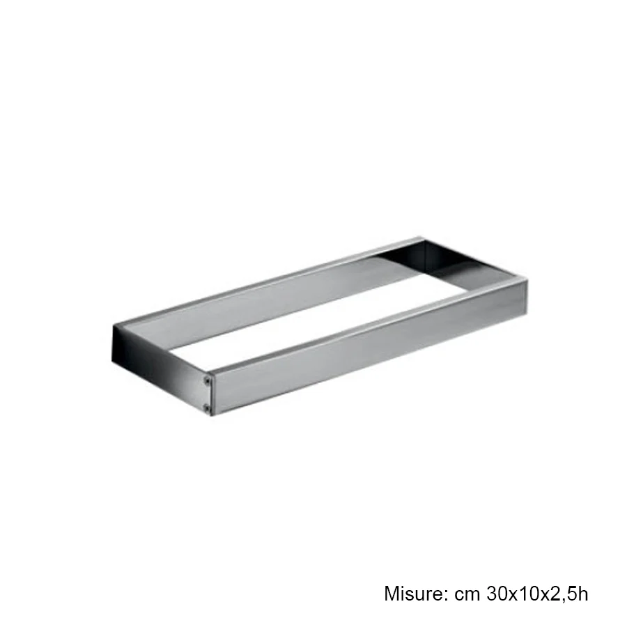 Porta asciugamani o porta accessori 300 mm ottone cromato Skuara di Lineabeta