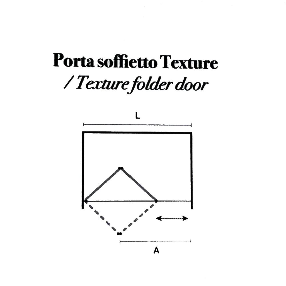 Porta doccia modello Minerva con apertura soffietto da 80 cm cristallo opaco 6 mm