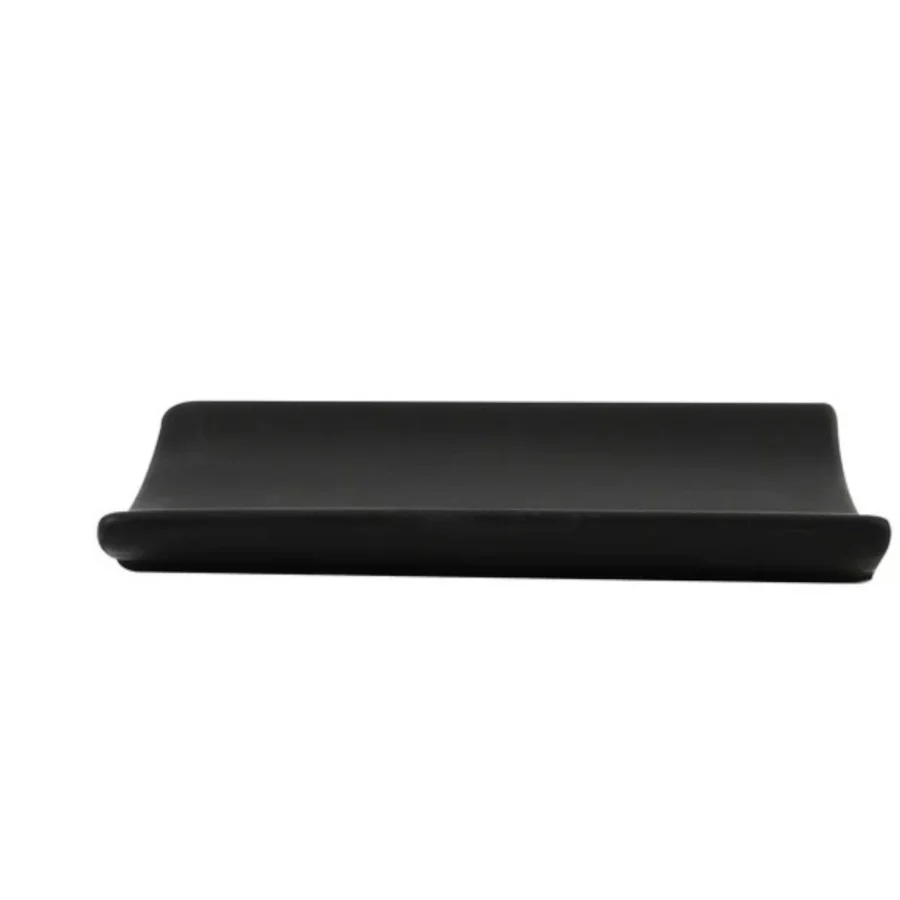 Porta Sapone ceramica di colore nero collezione Athena
