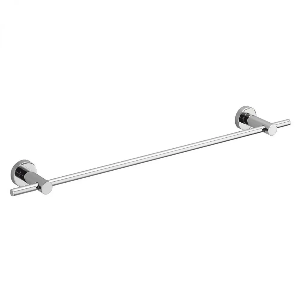 Porta toallas 60,5 cm con soportes ajustables en latón cromado luminoso colección Plus de Colombo Design (Resistente la Co...
