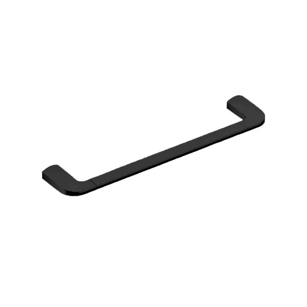 Porta toallas 64.6cm en latón negro colección Trenta de Colombo Design | Fácil Instalación | Sin Taladro