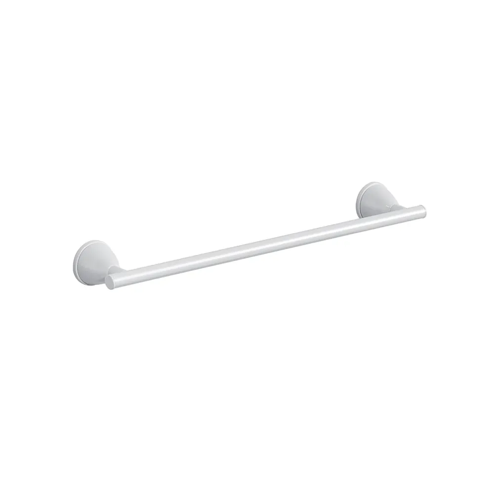 Porta toallas 35 cm en Acero Inoxidable Genziana de Gedy - Blanco con Garantí de 2 ños