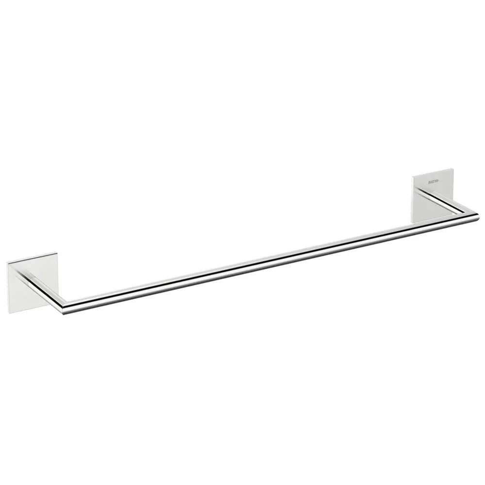 Porta toallas adhesivo de latón cromado de la colección 'Stick' de Cosmic - cm 45 (Resistente la Corrosión)