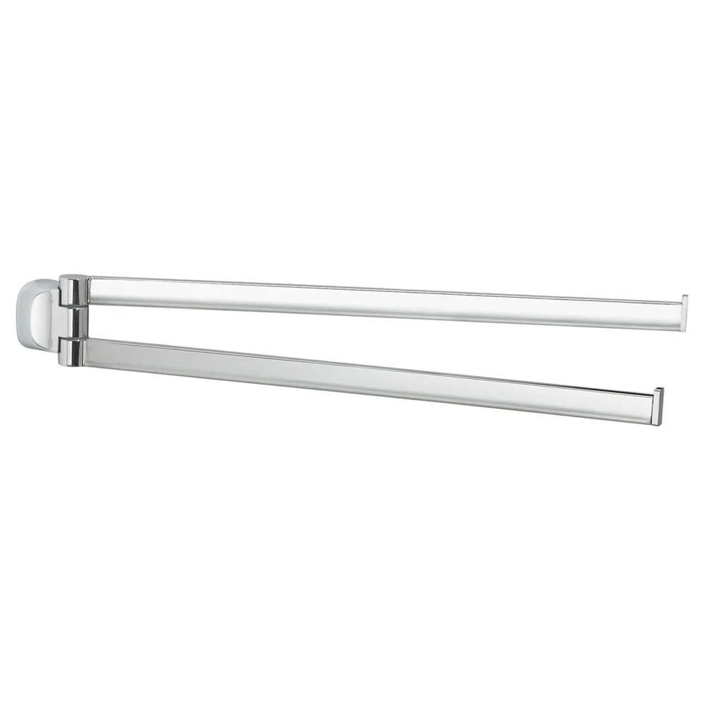 Porta toallas articulado en acero inoxidable Gedy serie Stelvio - Cromado para Ahorrar Espacio