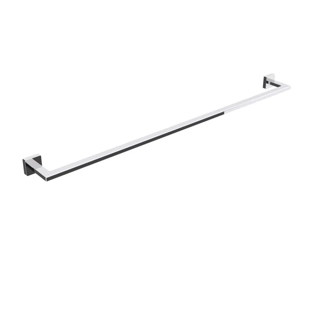 Porta toallas de latón para fijar la pared colección Dado de Lineabeta - Metálico cromo 840mm