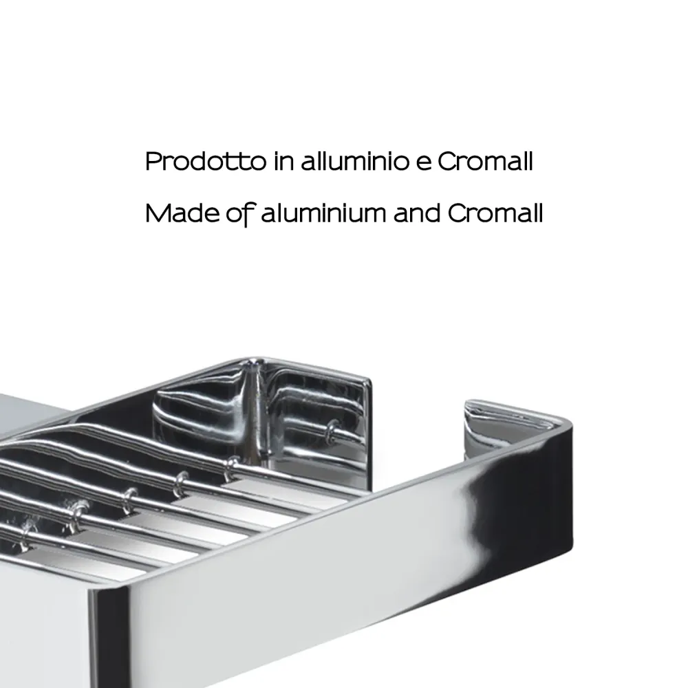 Portaoggetti doccia parete Gedy serie Lounge - Cromato