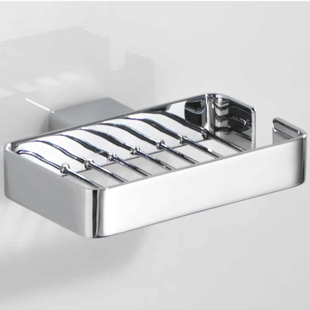 Portaoggetti doccia parete Gedy serie Lounge - Cromato