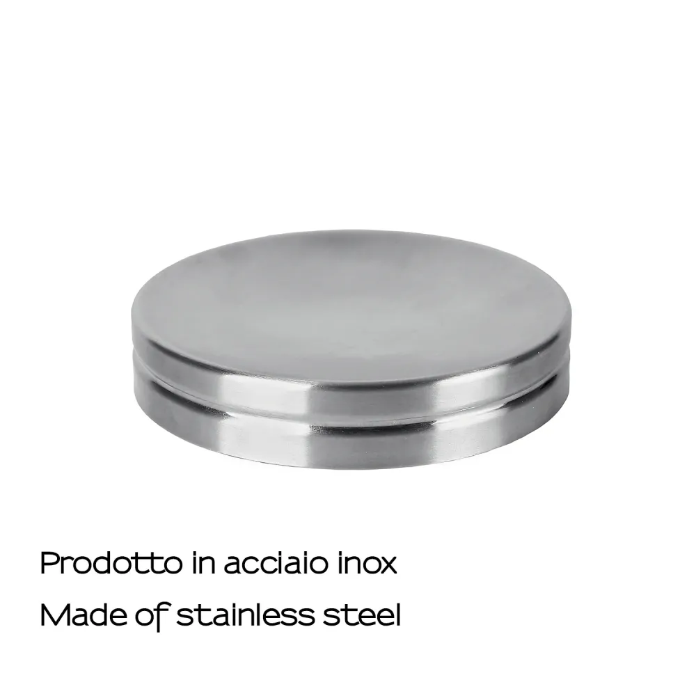 Portasapone Acciaio Inox Gedy serie Nigella - Spazzolato