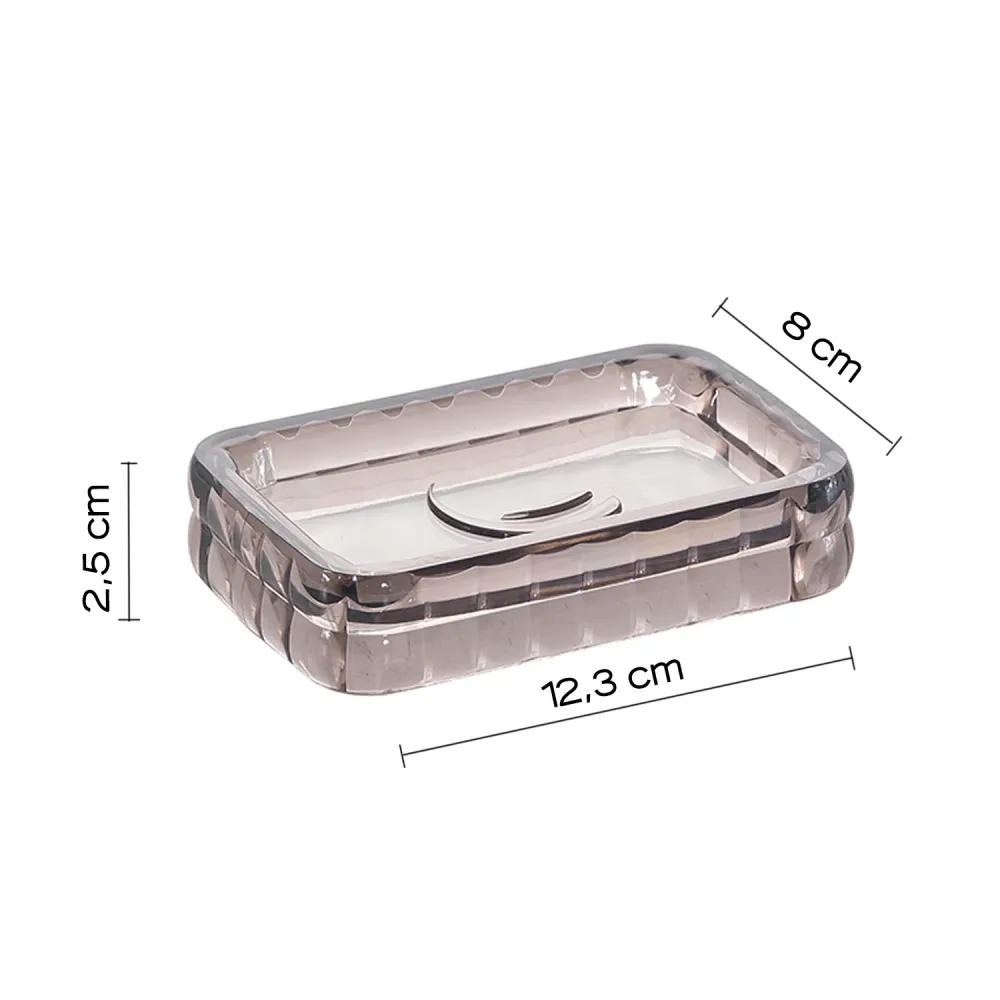 Portasapone da appoggio Gedy serie Glady - Moka