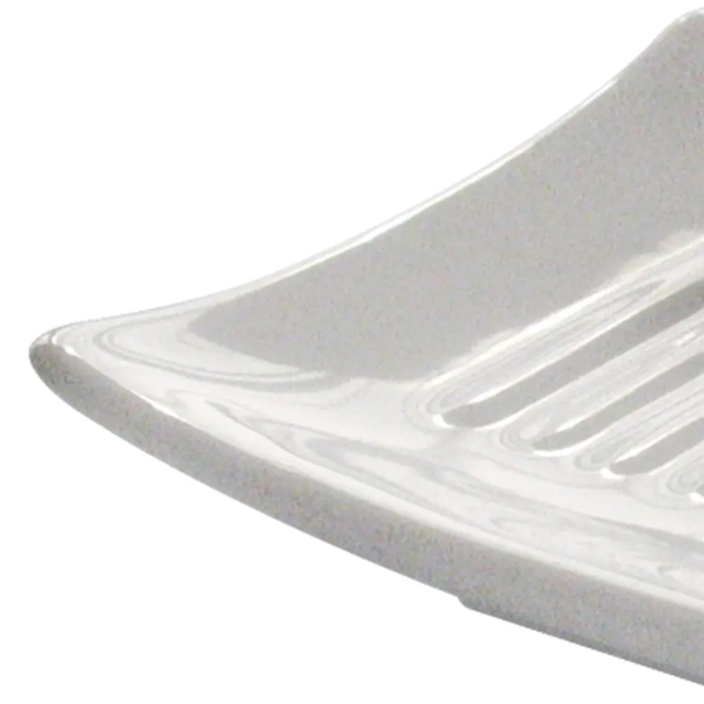 Portasapone ceramica Gedy serie Verbena - Bianco