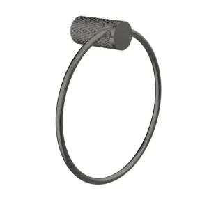 Premium de Lujo Aro Porta toalla Grafito- Aqualia Signature