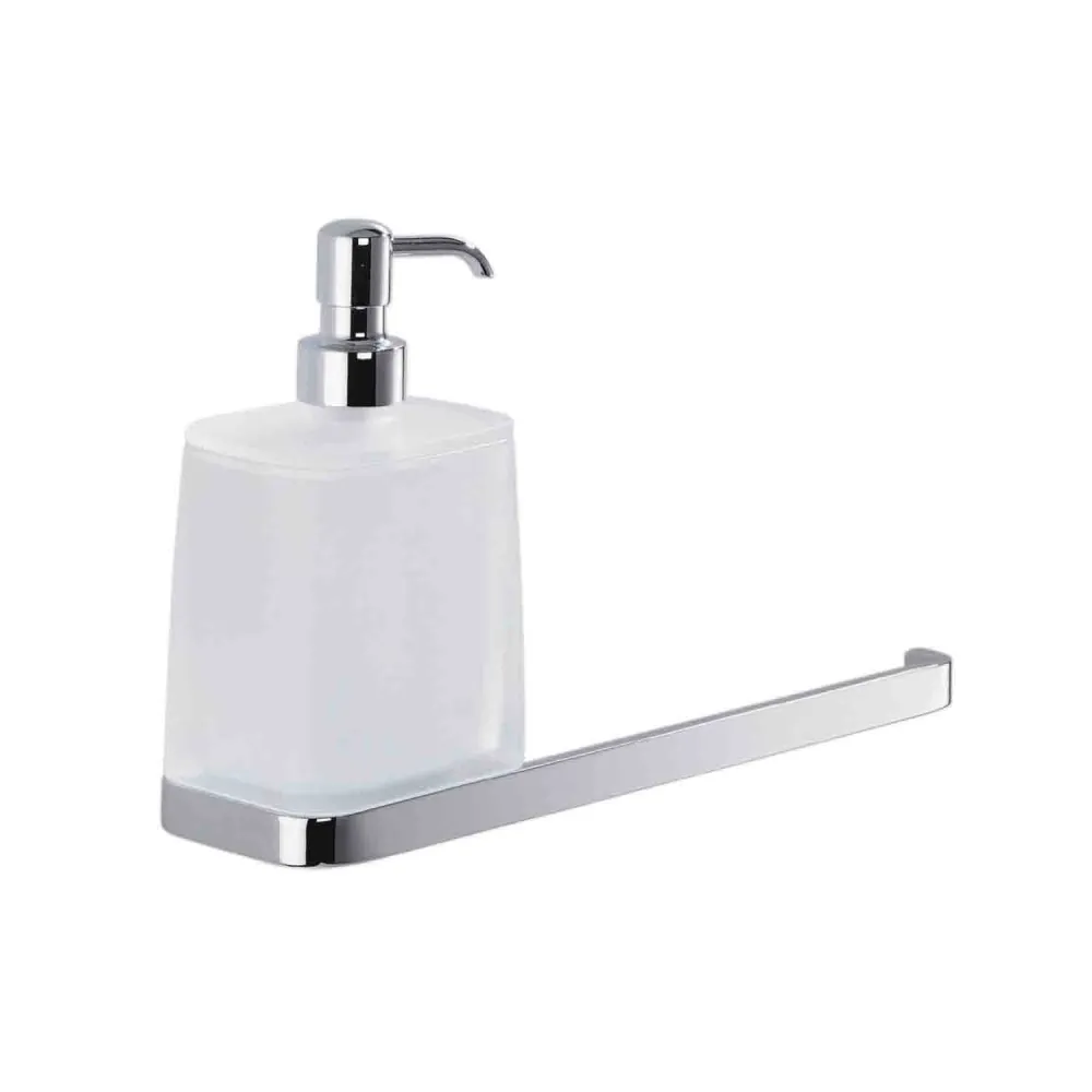 Premium de Lujo Spandisapone con portasalvietta bidet ottone e vetro colección Time de Colombo Design